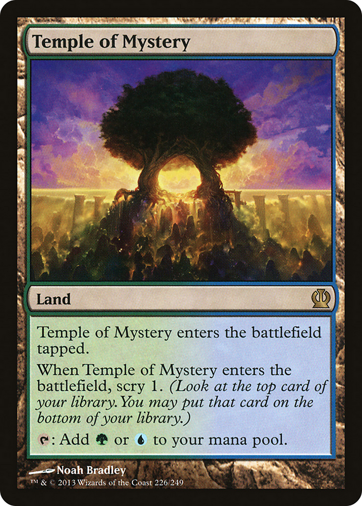 Theros - (THS-226) - Temple of Mystery Foil