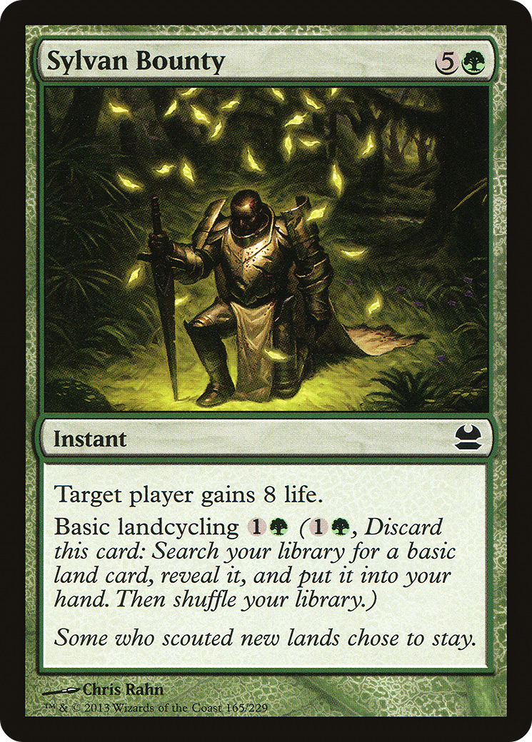 Modern Masters - (MMA-165) - Sylvan Bounty Foil