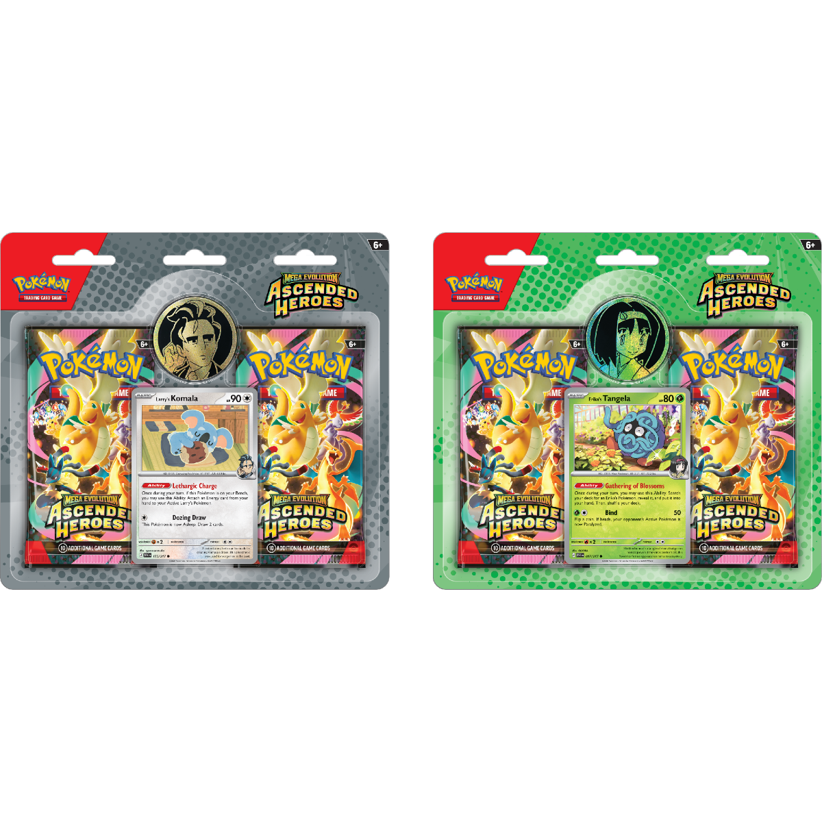 Pokemon Mega Evolution - ME02.5 - Ascended Heroes 2-Pack Blister Erika/Larry (Random Variant)