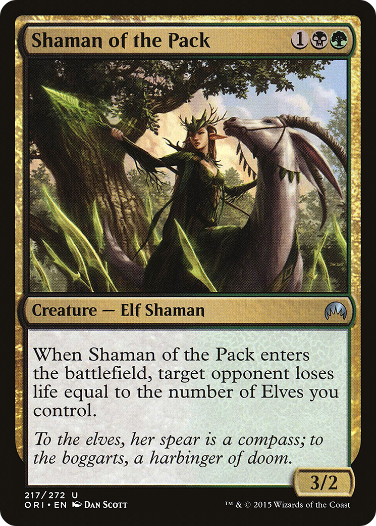 Magic Origins - (ORI-217) - Shaman of the Pack