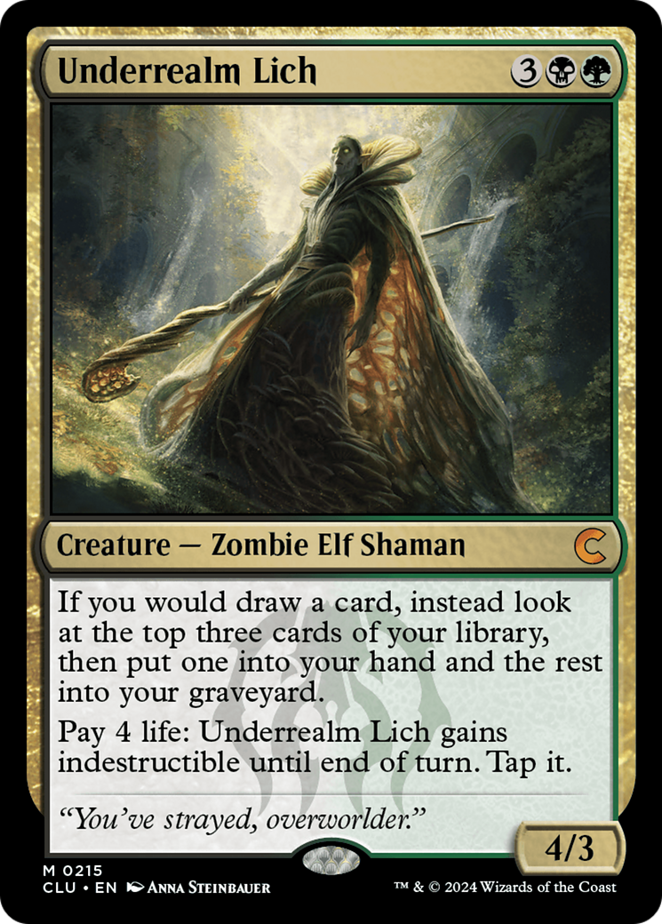 Ravnica: Clue Edition - (CLU-215) - Underrealm Lich