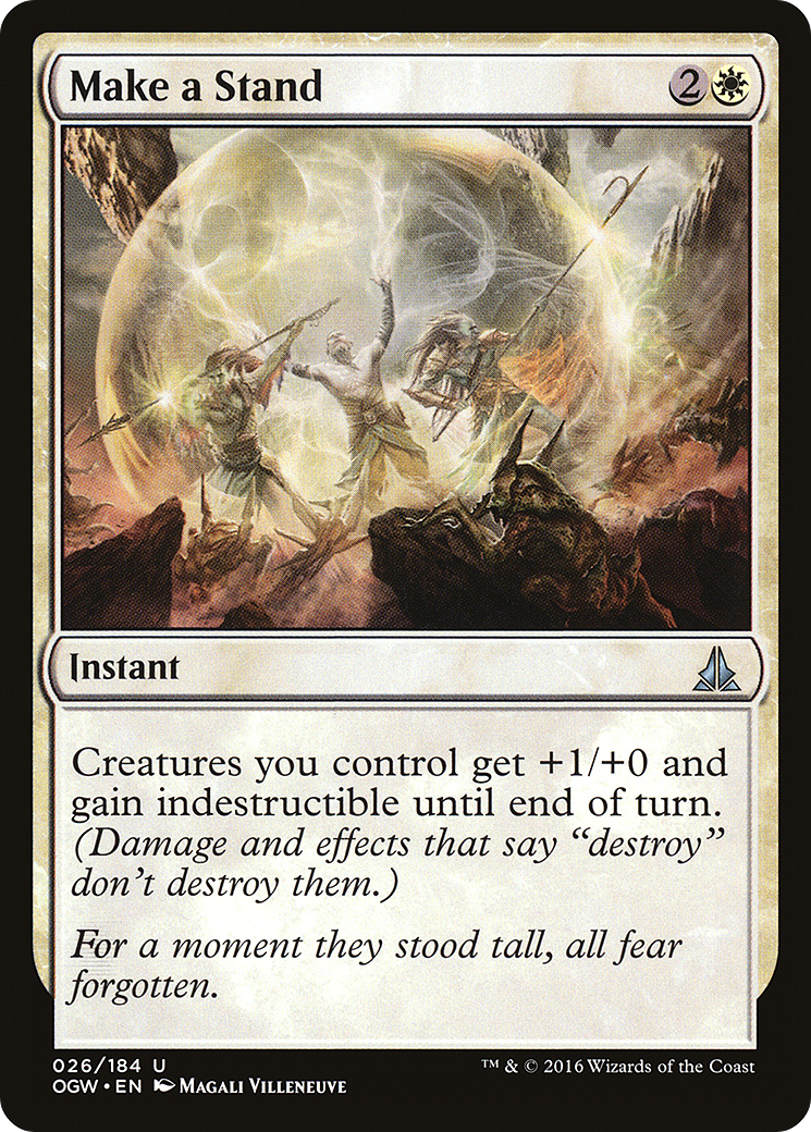 Oath of the Gatewatch - (OGW-026) - Make a Stand Foil