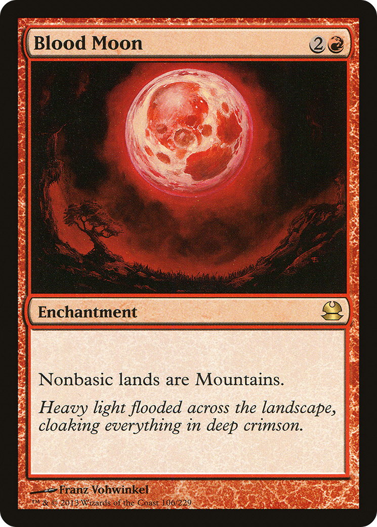 Modern Masters - (MMA-106) - Blood Moon Foil