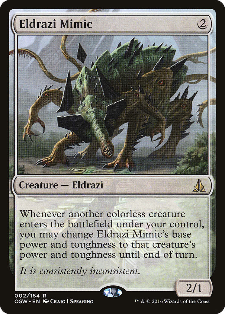 Oath of the Gatewatch - (OGW-002) - Eldrazi Mimic Foil