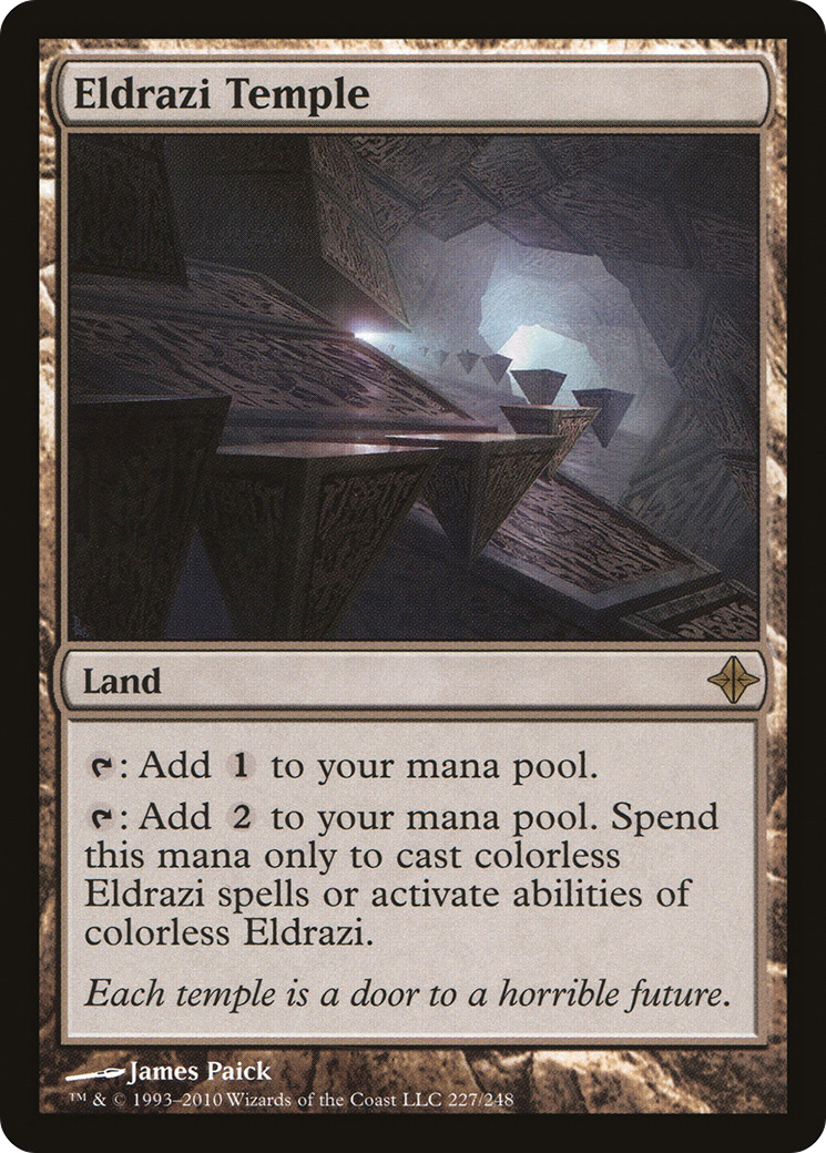 Rise of the Eldrazi - (ROE-227) - Eldrazi Temple