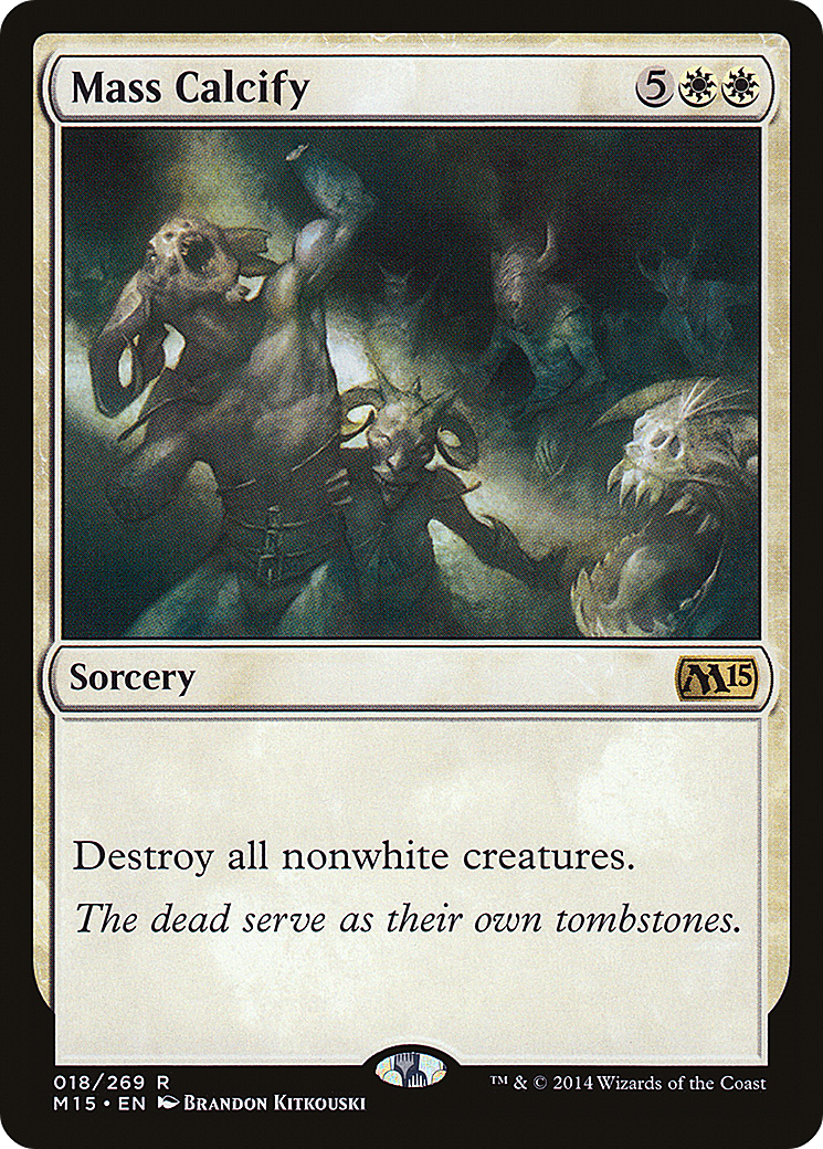 Magic 2015 - (M15-018) - Mass Calcify Foil