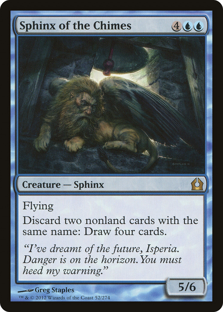Return to Ravnica - (RTR-052) - Sphinx of the Chimes