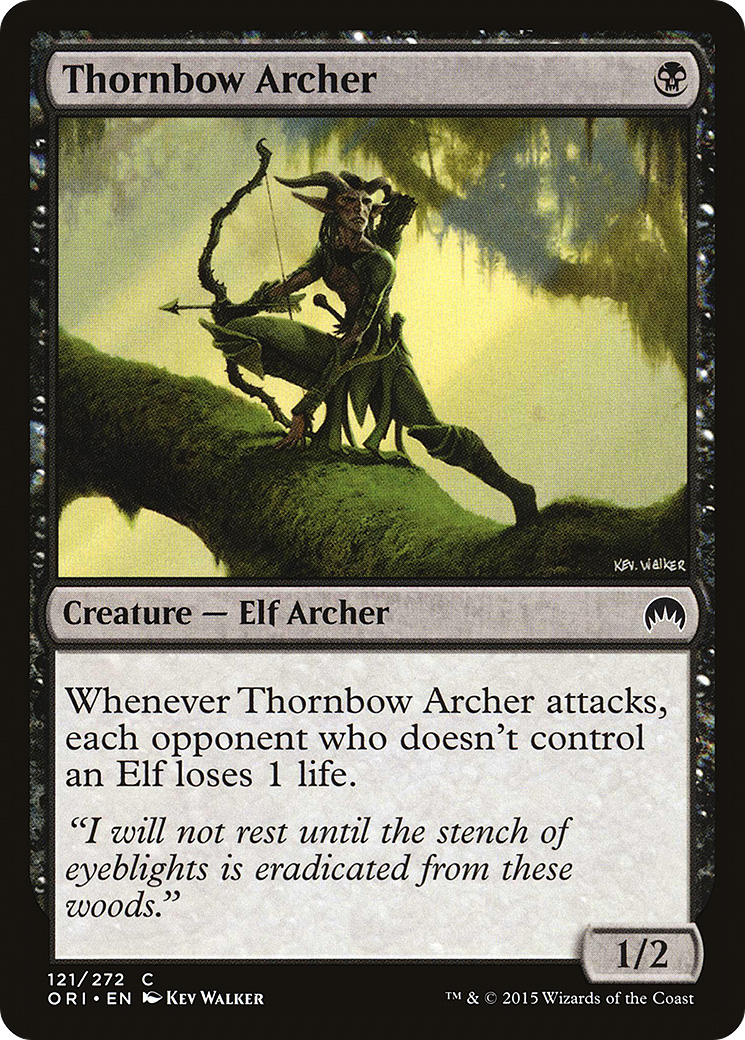 Magic Origins - (ORI-121) - Thornbow Archer Foil