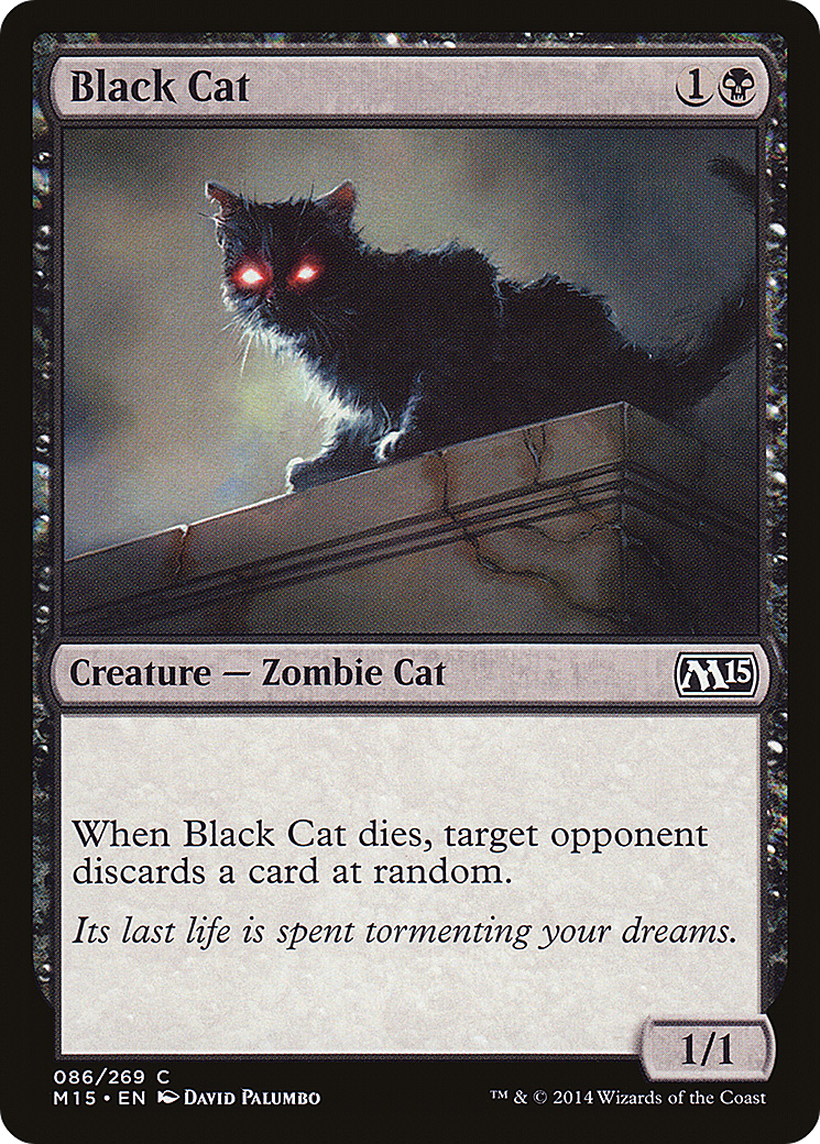 Magic 2015 - (M15-086) - Black Cat Foil