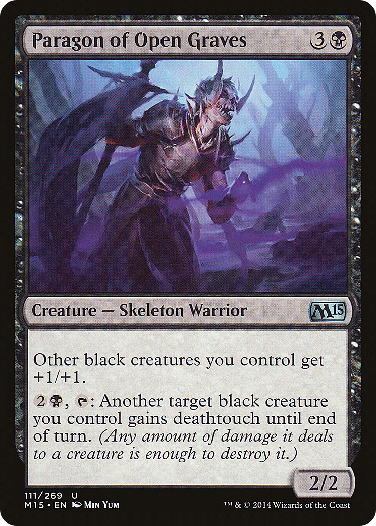 Magic 2015 - (M15-111) - Paragon of Open Graves Foil