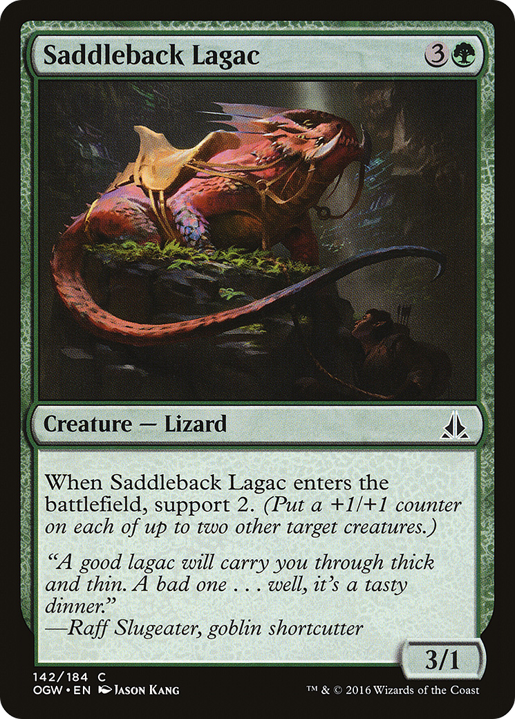 Oath of the Gatewatch - (OGW-142) - Saddleback Lagac Foil