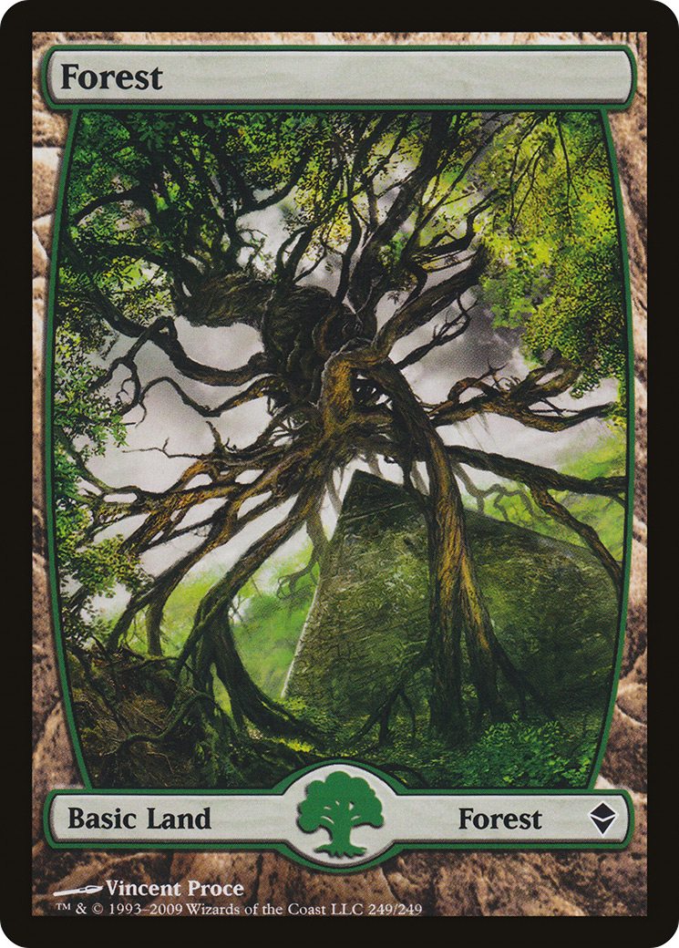 Zendikar - (ZEN-249) - Forest (249) - Full Art
