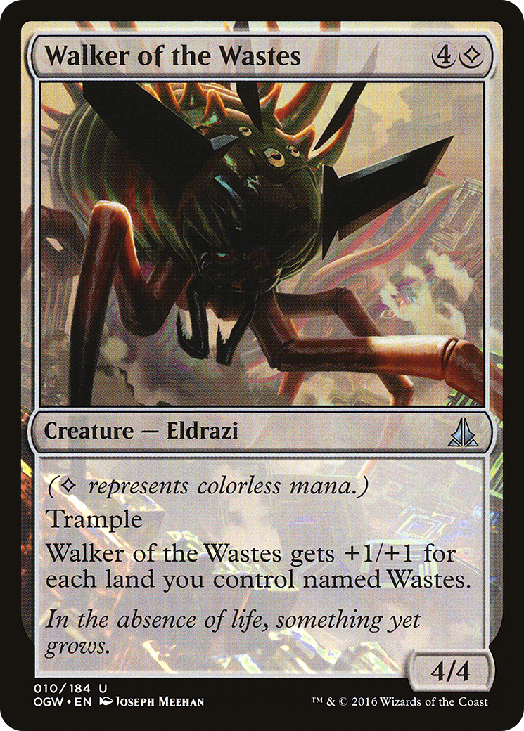 Oath of the Gatewatch - (OGW-010) - Walker of the Wastes Foil