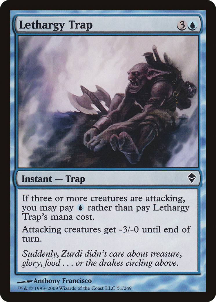 Zendikar - (ZEN-051) - Lethargy Trap