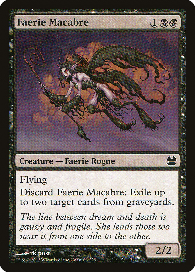 Modern Masters - (MMA-086) - Faerie Macabre Foil
