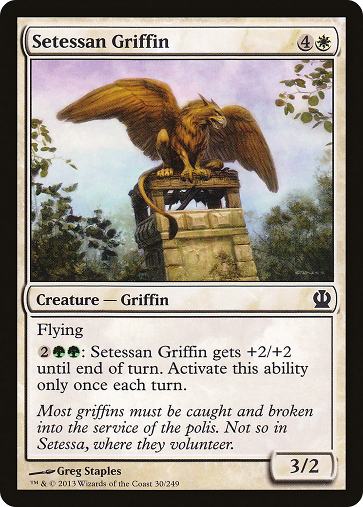 Theros - (THS-030) - Setessan Griffin Foil