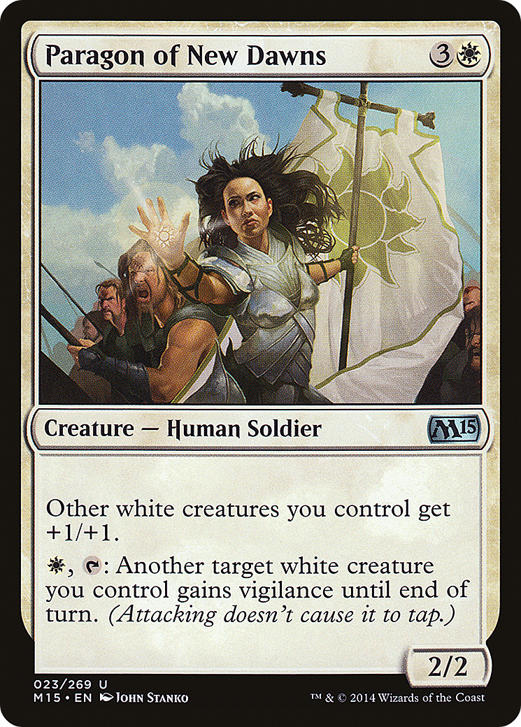 Magic 2015 - (M15-023) - Paragon of New Dawns Foil