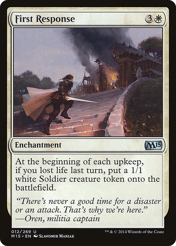 Magic 2015 - (M15-012) - First Response Foil