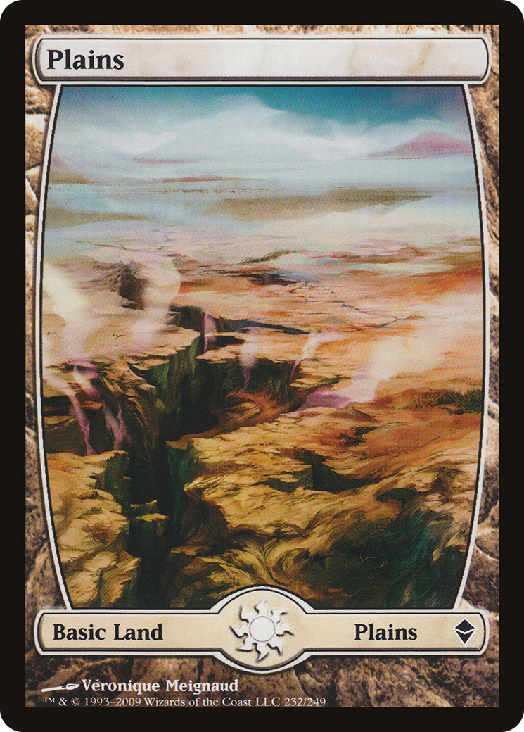 Zendikar - (ZEN-232) - Plains (232) - Full Art Foil