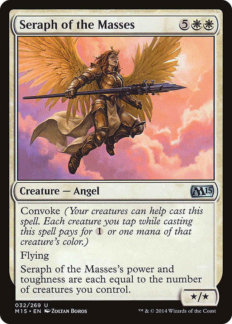Magic 2015 - (M15-032) - Seraph of the Masses
