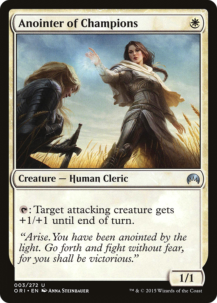Magic Origins - (ORI-003) - Anointer of Champions Foil