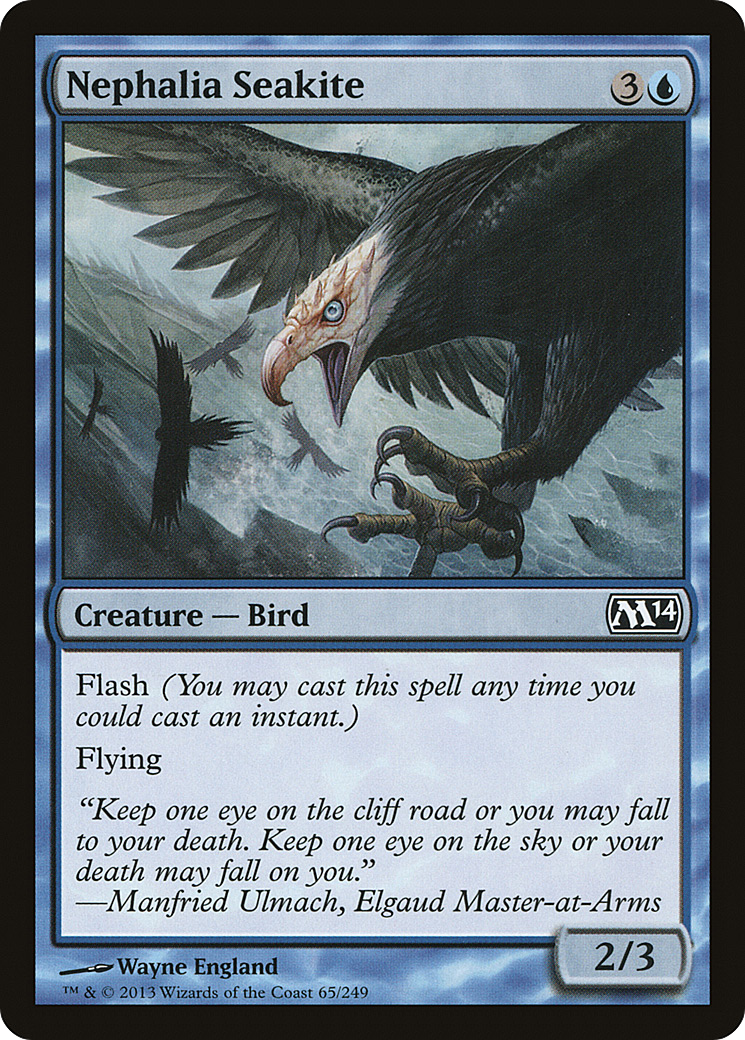 Magic 2014 - (M14-065) - Nephalia Seakite Foil