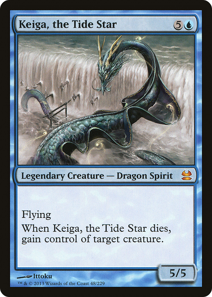 Modern Masters - (MMA-048) - Keiga, the Tide Star Foil