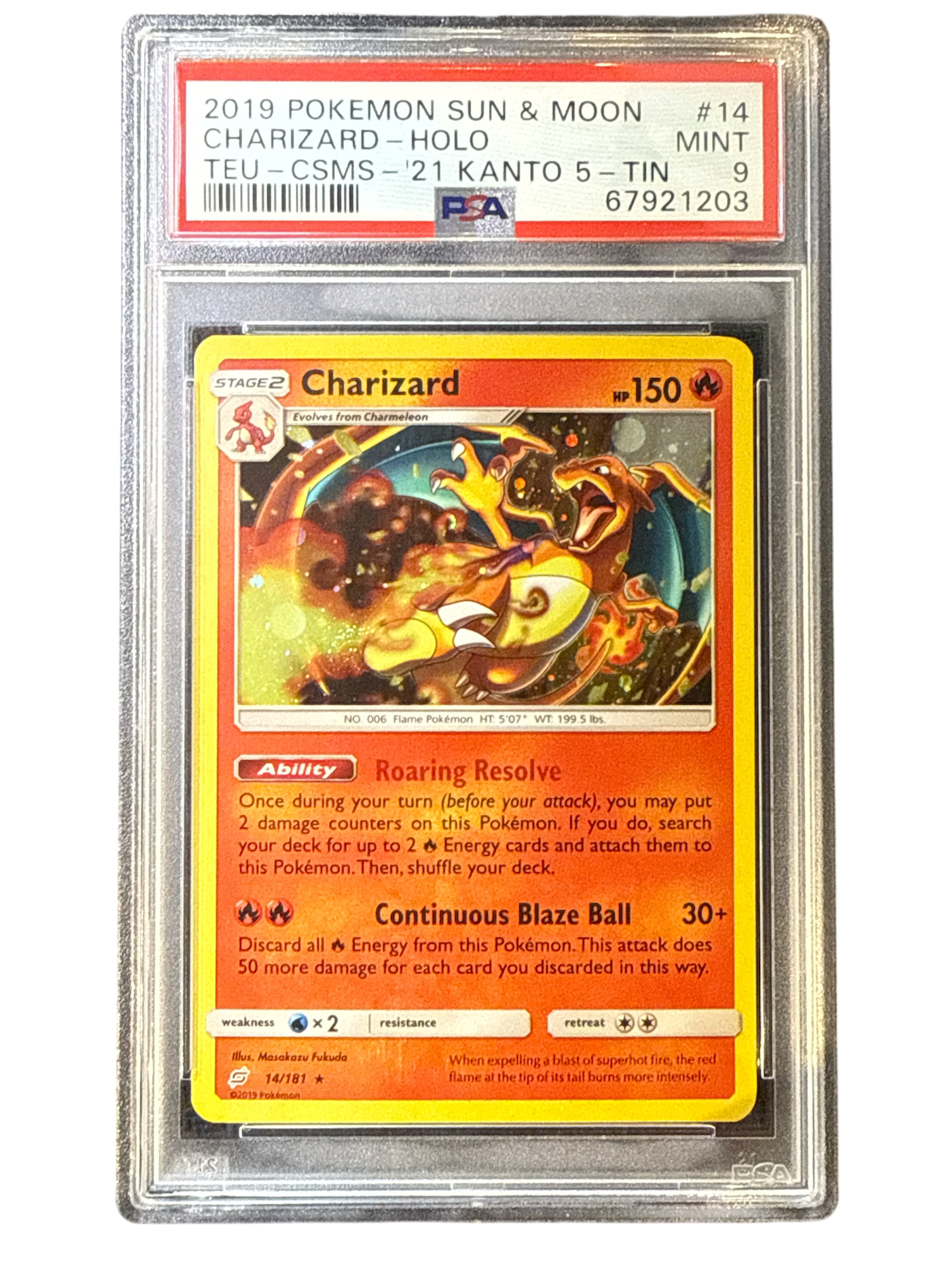 Miscellaneous Cards & Products  014/181 PSA9 #67921203 Charizard  - Holofoil - Promo (Cosmic Foil)