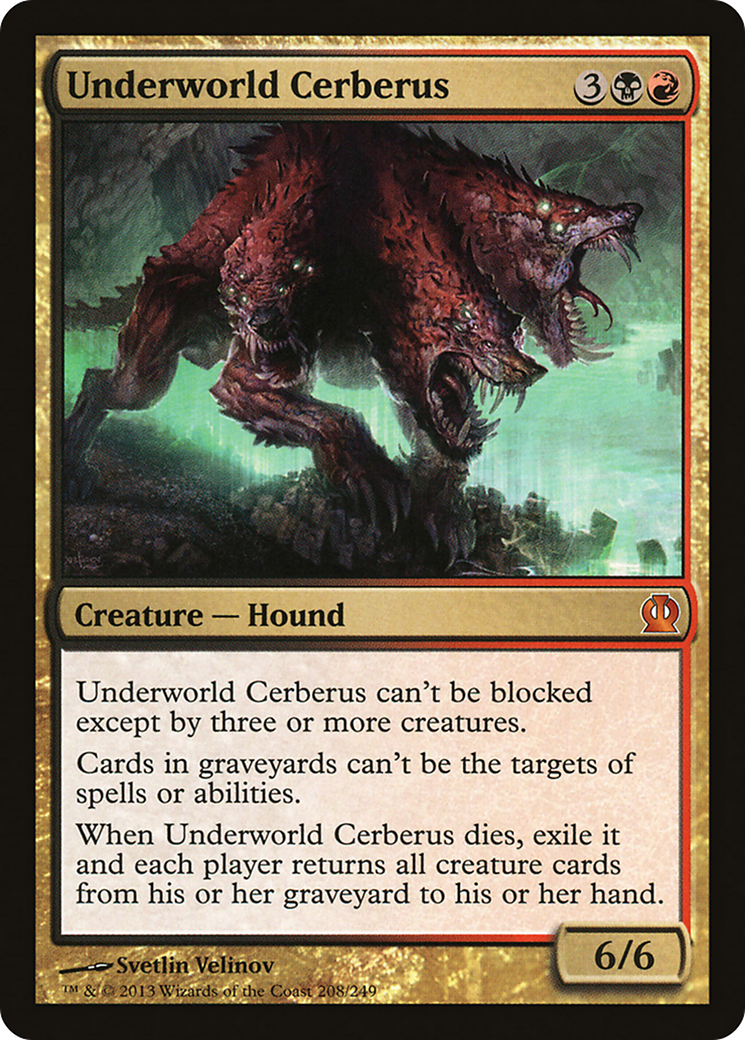 Theros - (THS-208) - Underworld Cerberus Foil
