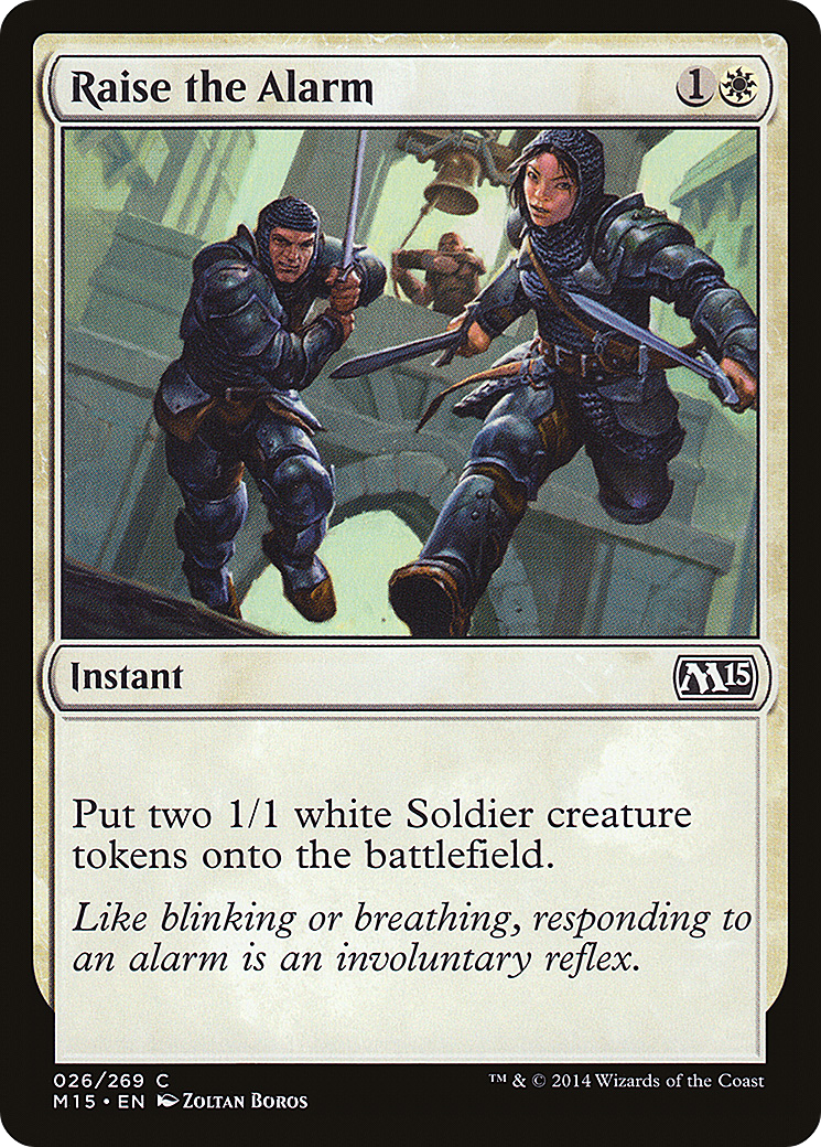 Magic 2015 - (M15-026) - Raise the Alarm Foil