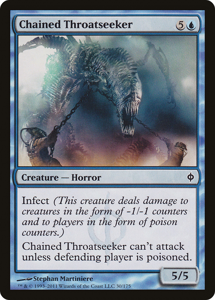 New Phyrexia - (NPH-030) - Chained Throatseeker