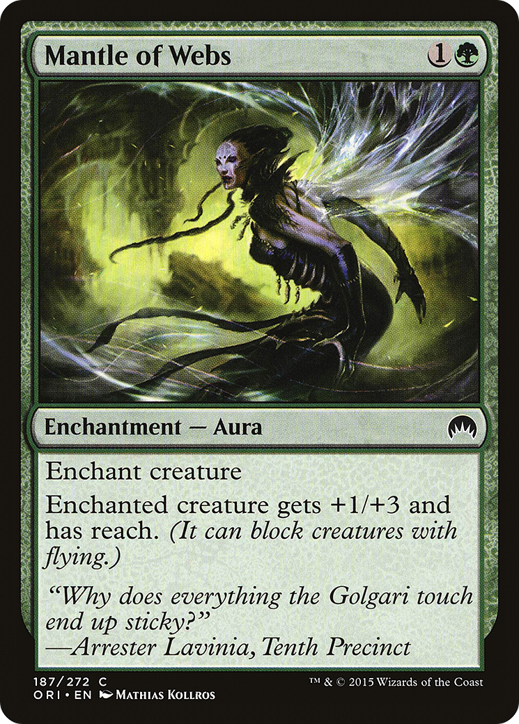 Magic Origins - (ORI-187) - Mantle of Webs