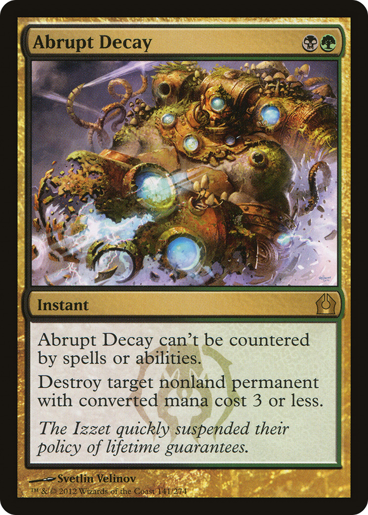 Return to Ravnica - (RTR-141) - Abrupt Decay Foil