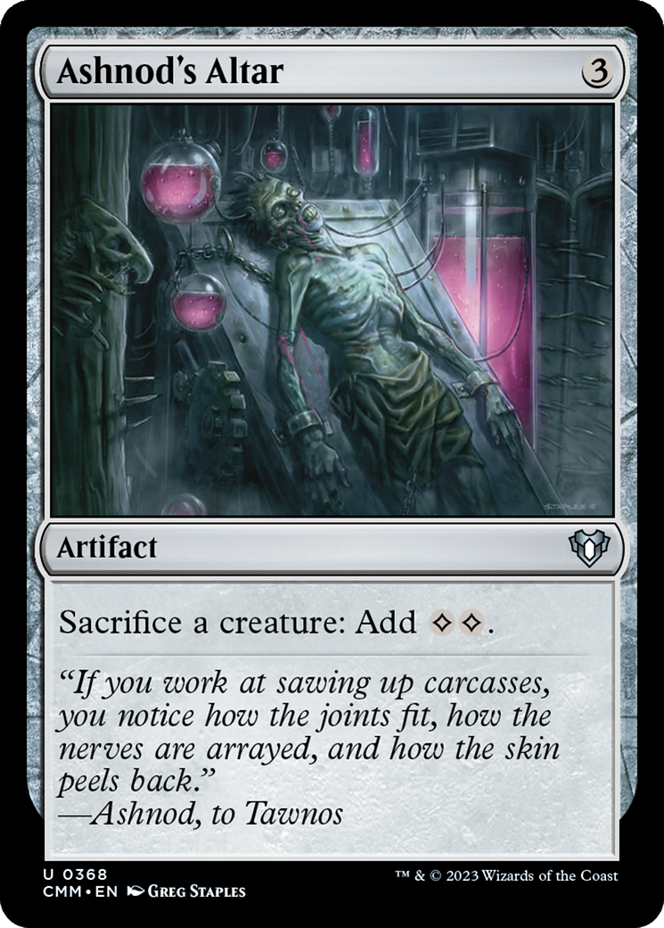 Commander Masters - (CMM-368) - Ashnod's Altar Foil