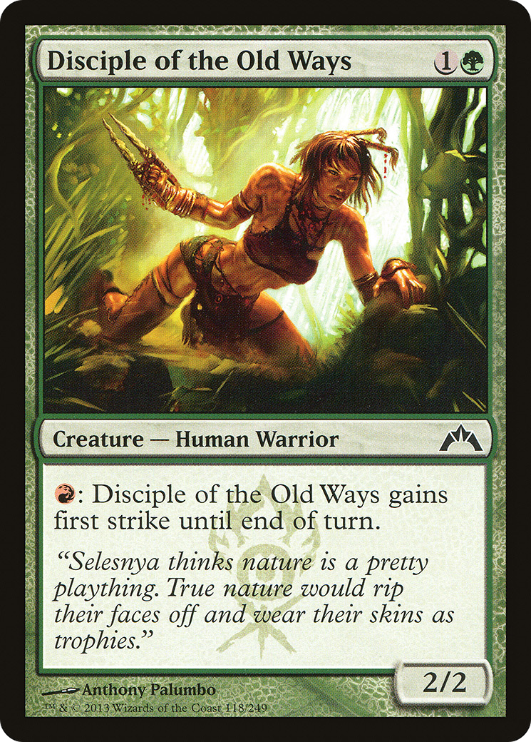Gatecrash - (GTC-118) - Disciple of the Old Ways Foil