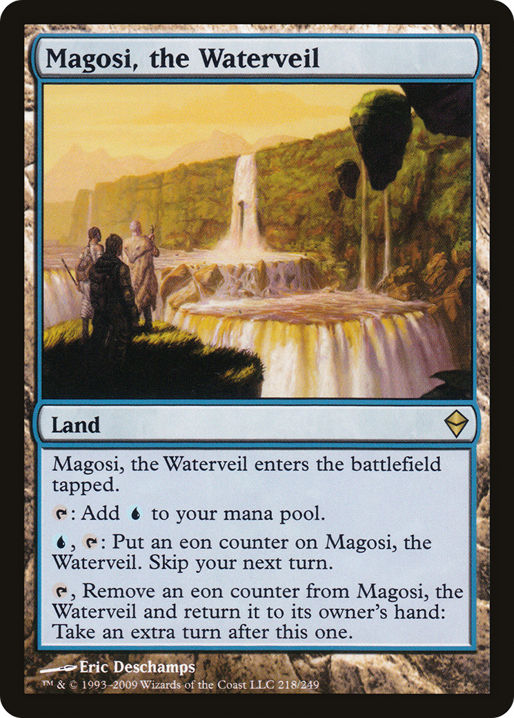 Zendikar - (ZEN-218) - Magosi, the Waterveil Foil