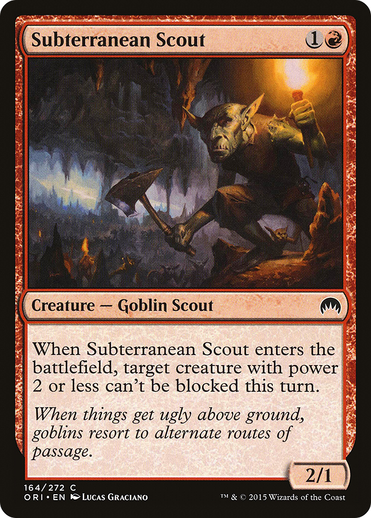 Magic Origins - (ORI-164) - Subterranean Scout Foil
