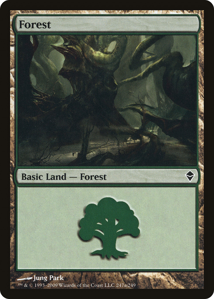 Zendikar - (ZEN-247A) - Forest (247a)