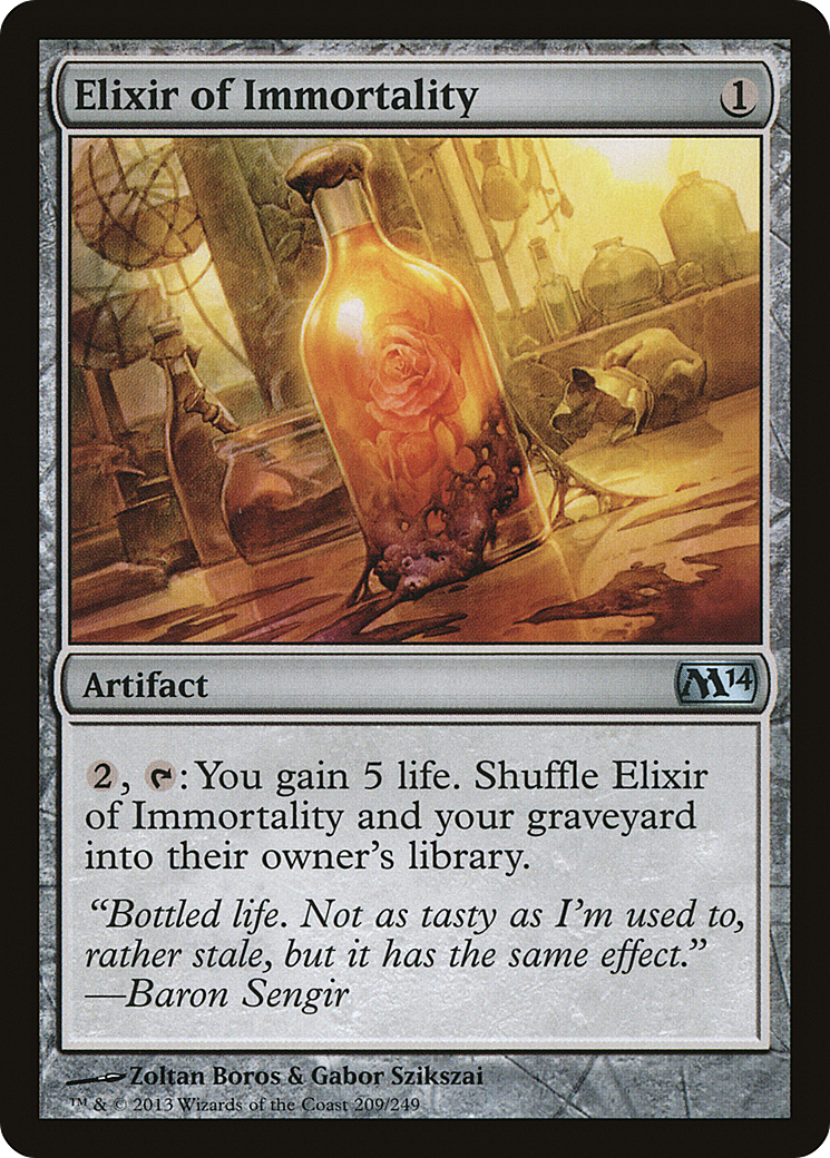 Magic 2014 - (M14-209) - Elixir of Immortality Foil