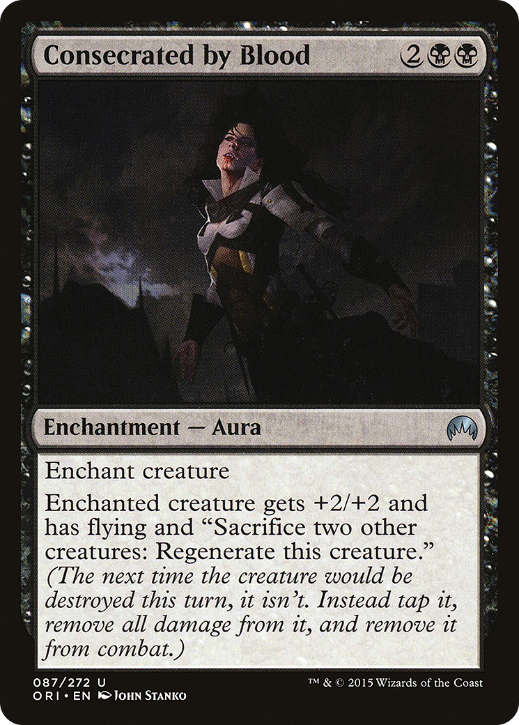 Magic Origins - (ORI-087) - Consecrated by Blood Foil