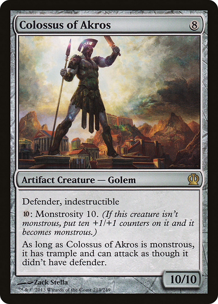 Theros - (THS-214) - Colossus of Akros Foil