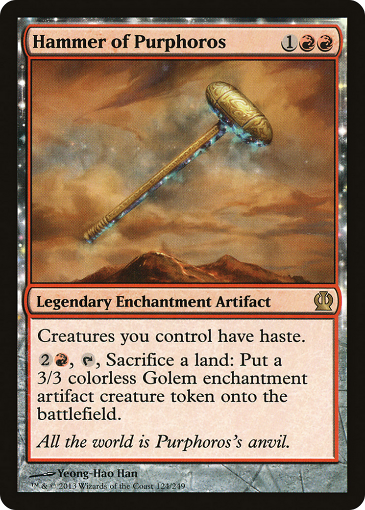Theros - (THS-124) - Hammer of Purphoros: (enchantment)