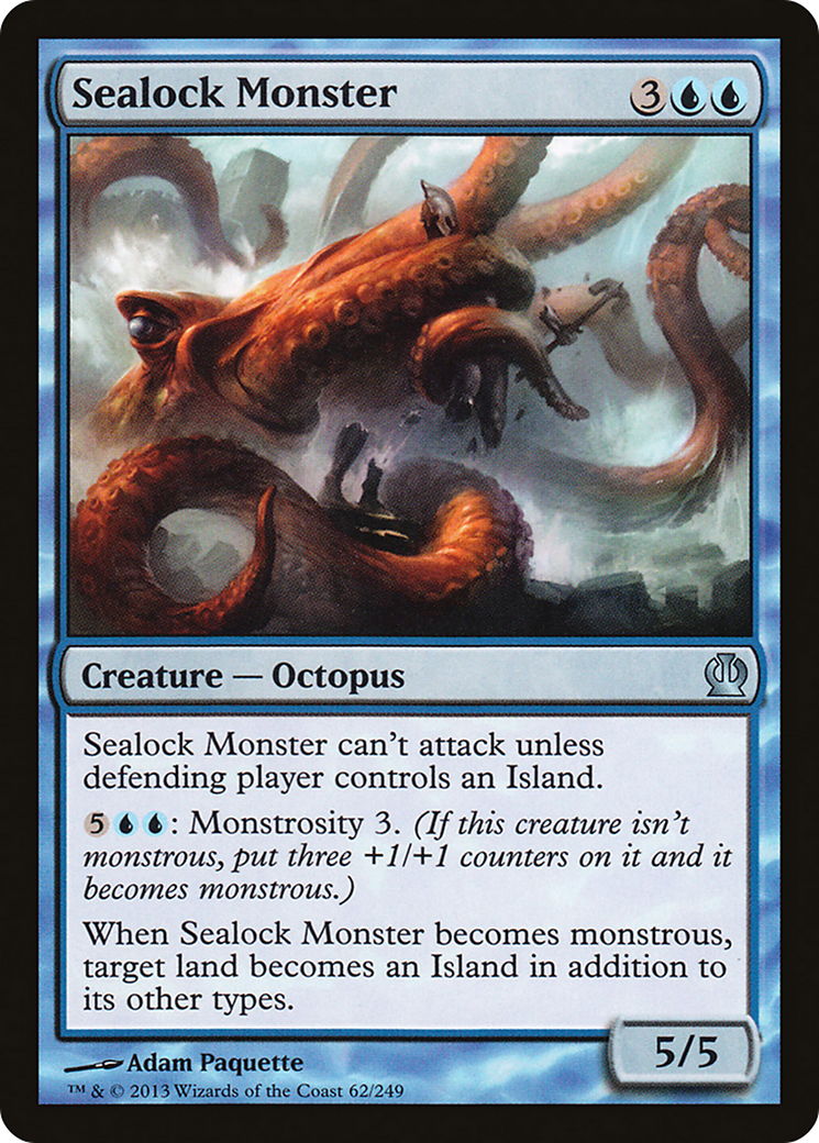 Theros - (THS-062) - Sealock Monster Foil