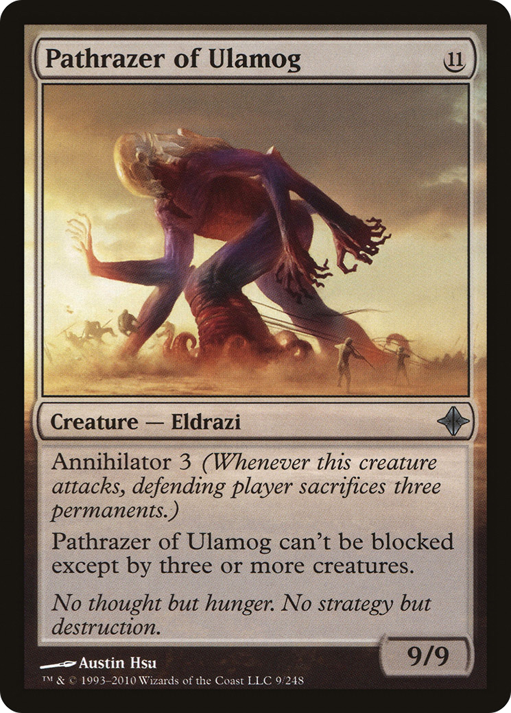 Rise of the Eldrazi - (ROE-009) - Pathrazer of Ulamog Foil