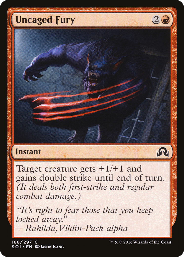 Shadows over Innistrad - (SOI-188) - Uncaged Fury