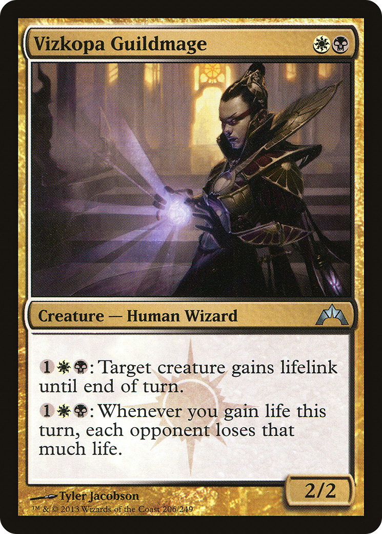 Gatecrash - (GTC-206) - Vizkopa Guildmage Foil