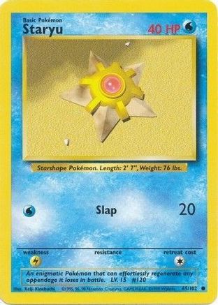 Base Set  065/102 Staryu  - Common