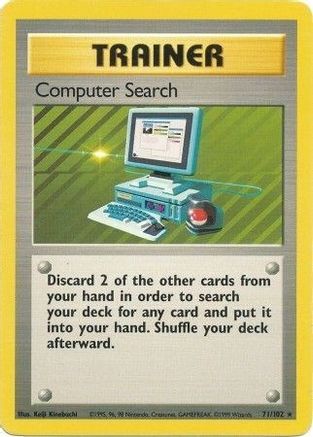 Base Set  071/102 Computer Search  - Rare