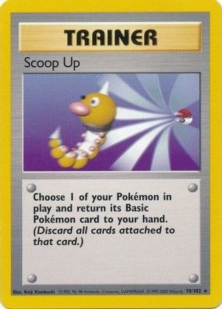 Base Set  078/102 Scoop Up  - Rare