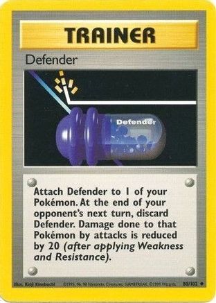 Base Set  080/102 Defender  - Uncommon